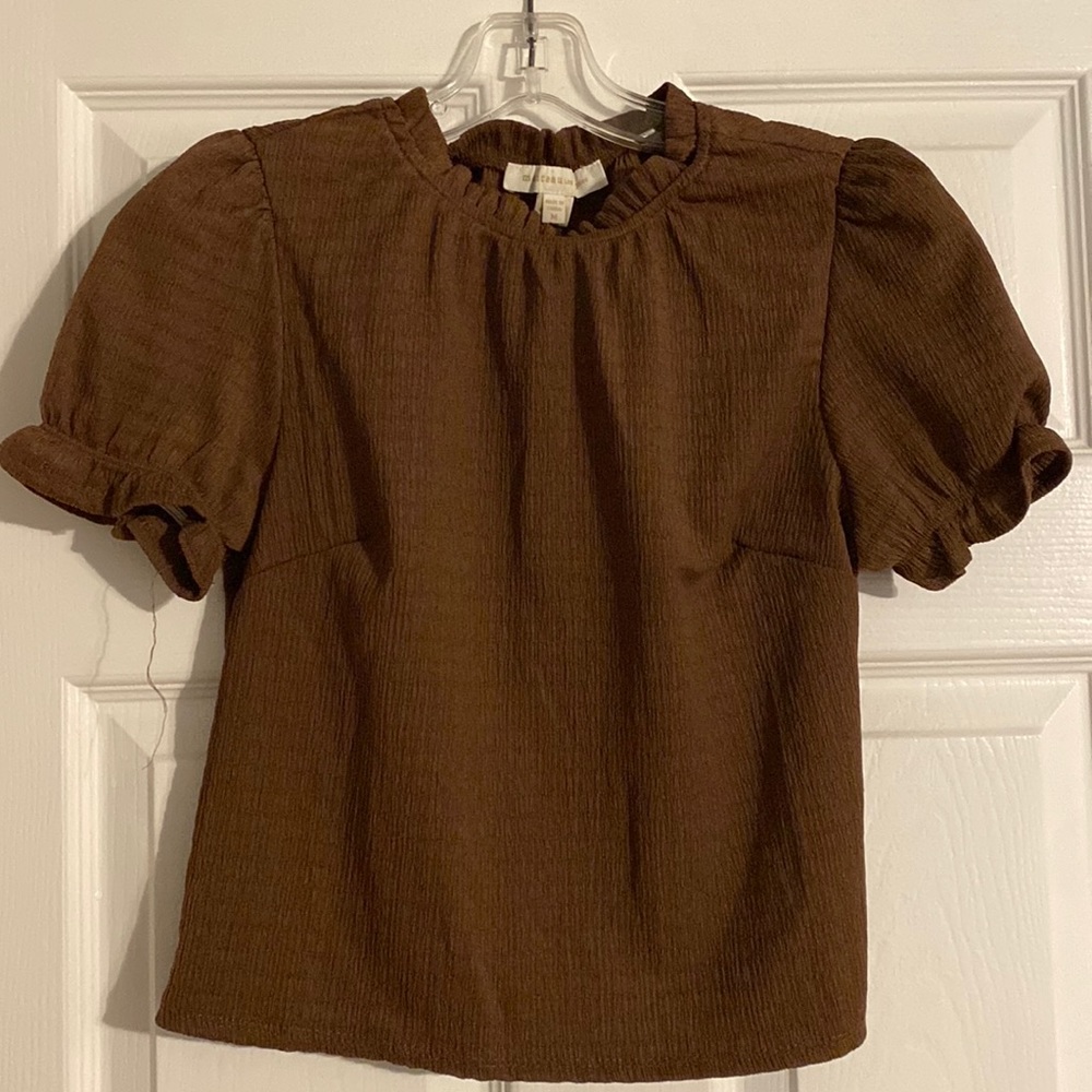 Brown Cropped top